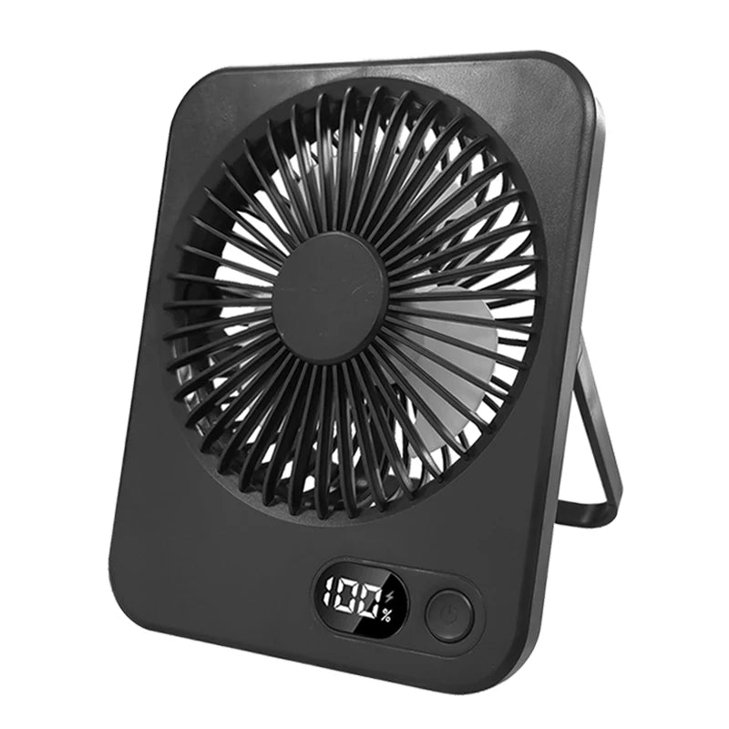 Desk Fan Portable Mini Fan Foldable Table Fan 20000/1200mAh USB Rechargerable Wall Fan Student Desktop Hang Fan Camping Tent Fan